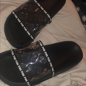 Black Clear PINK Slides
